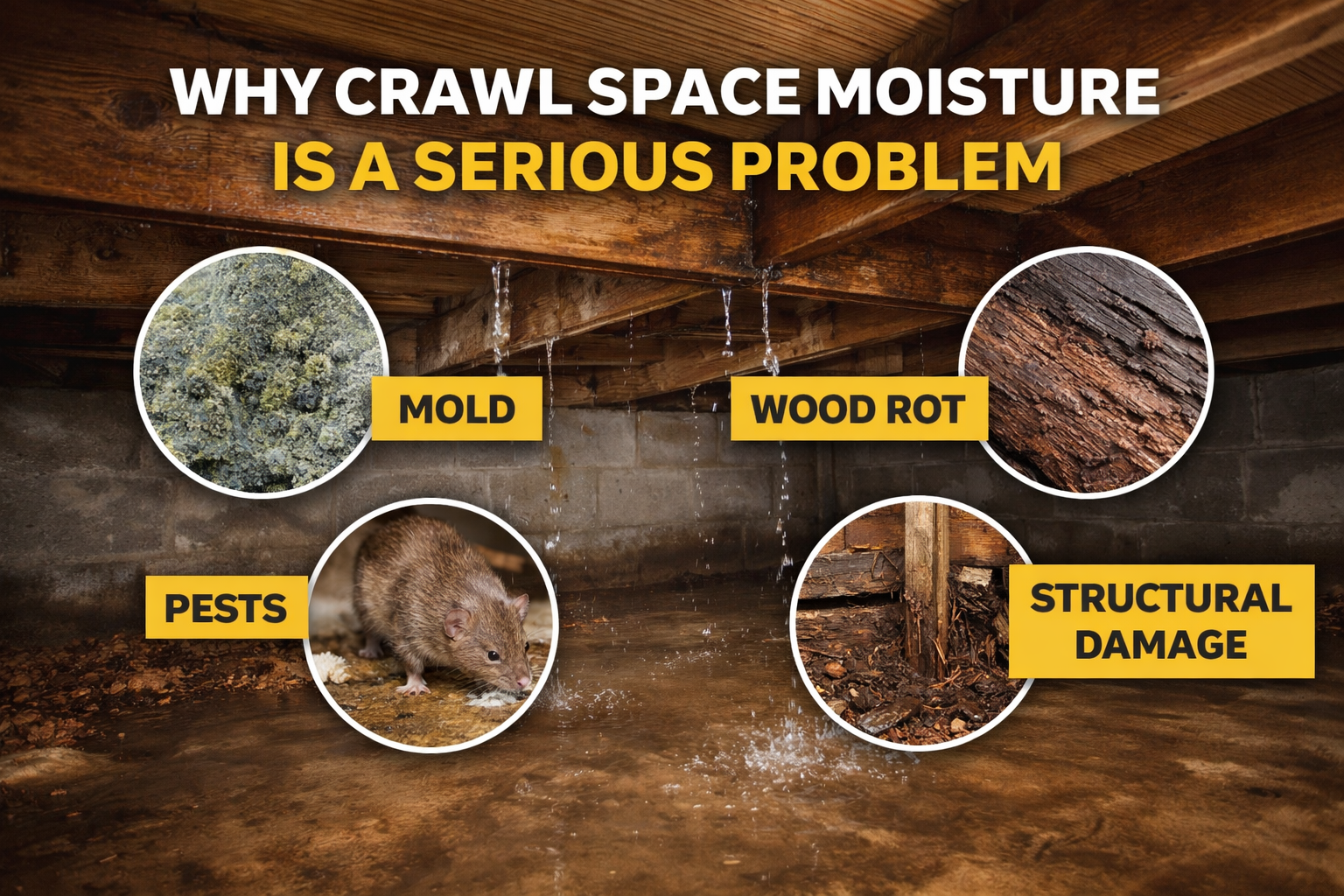 crawl space moisture barrier
