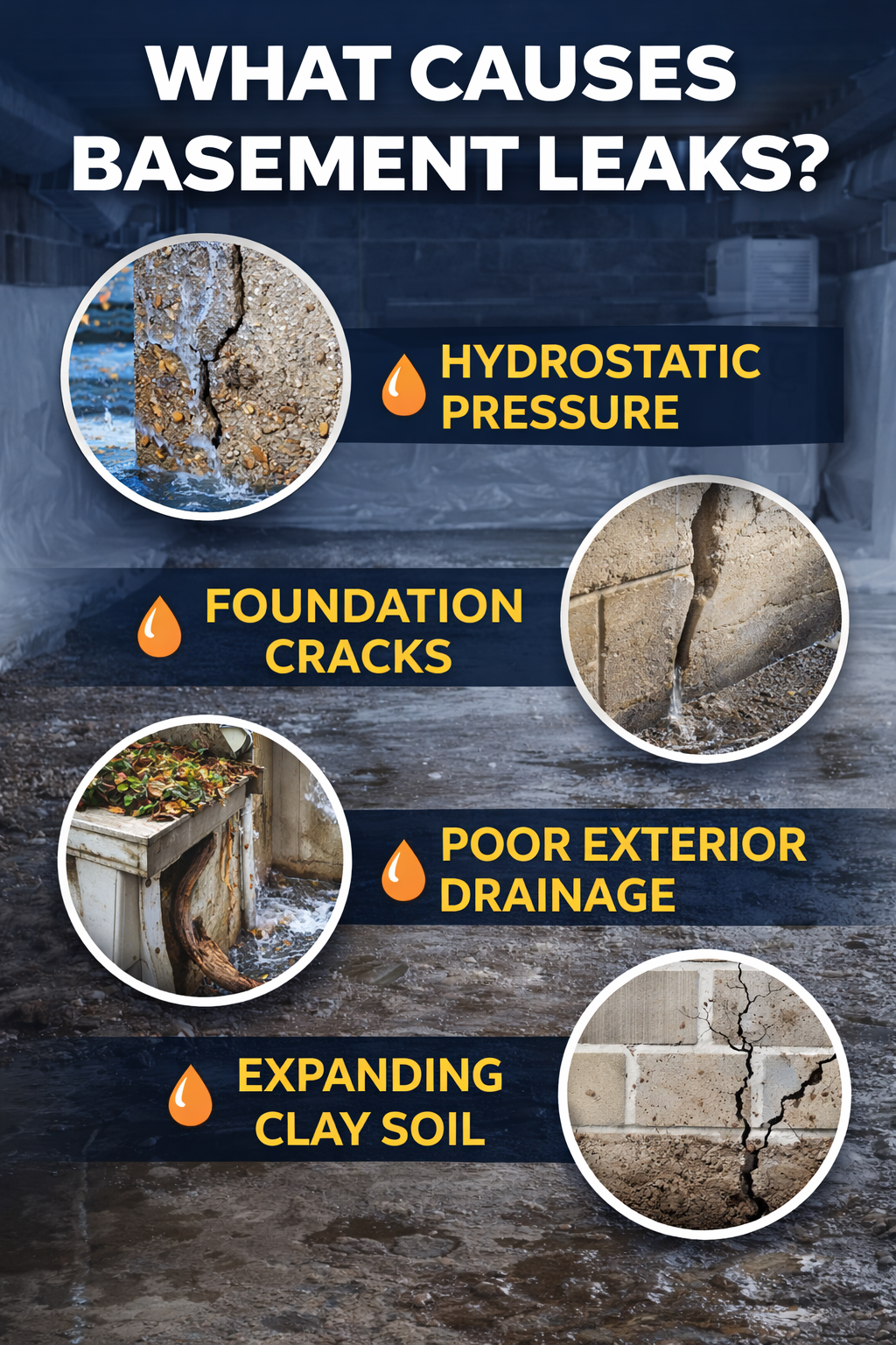 basement leak repair