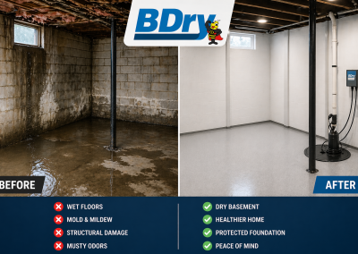 A Little Water in Your Basement Can Become a BIG Problem.