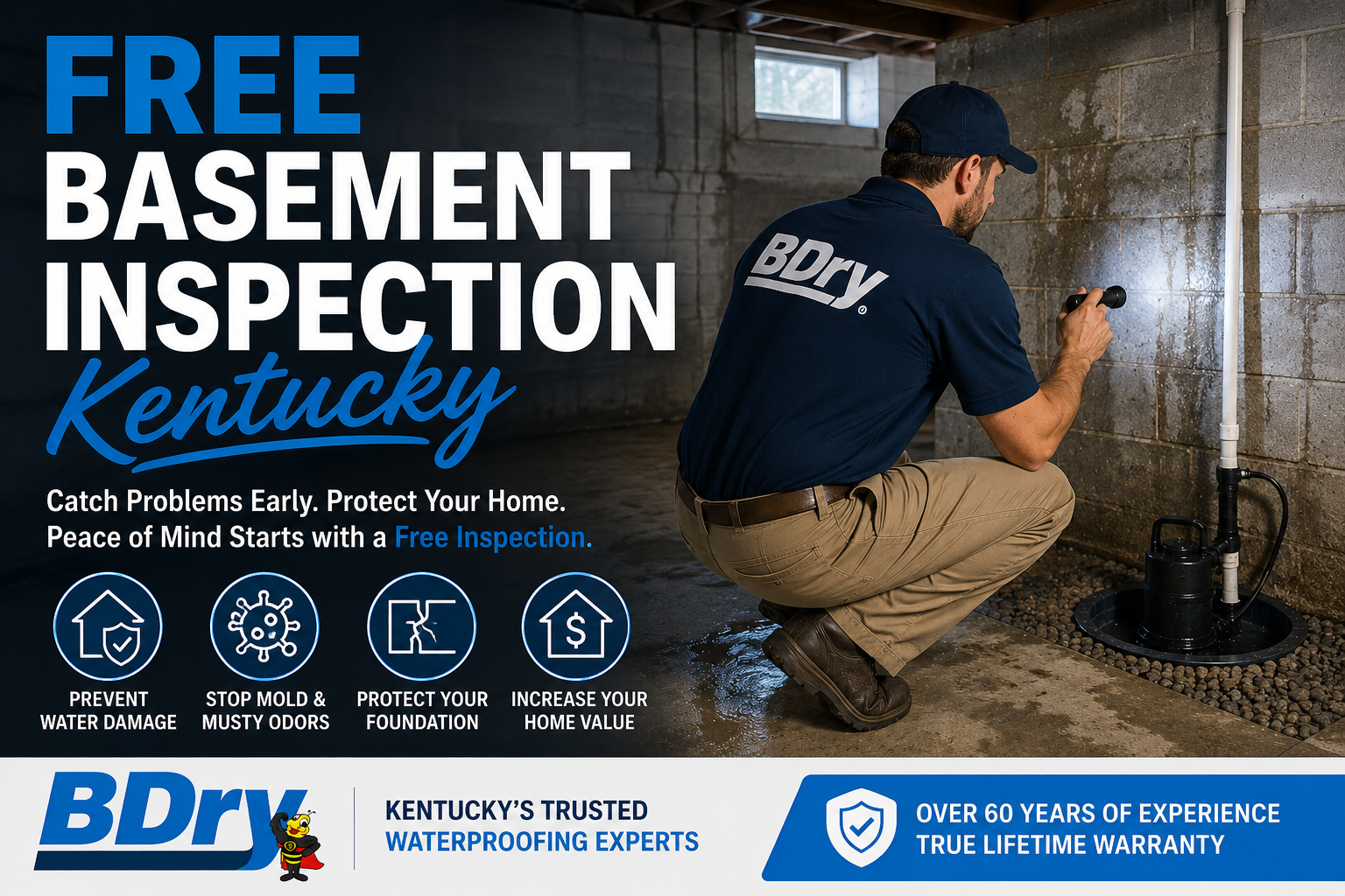 free basement inspection Kentucky
