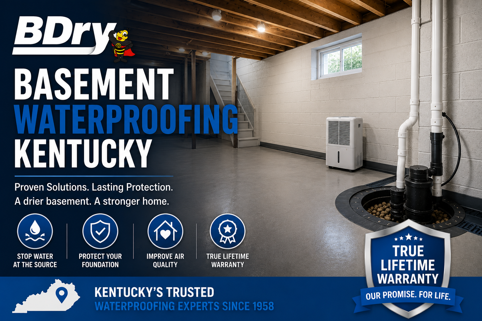 basement waterproofing Kentucky