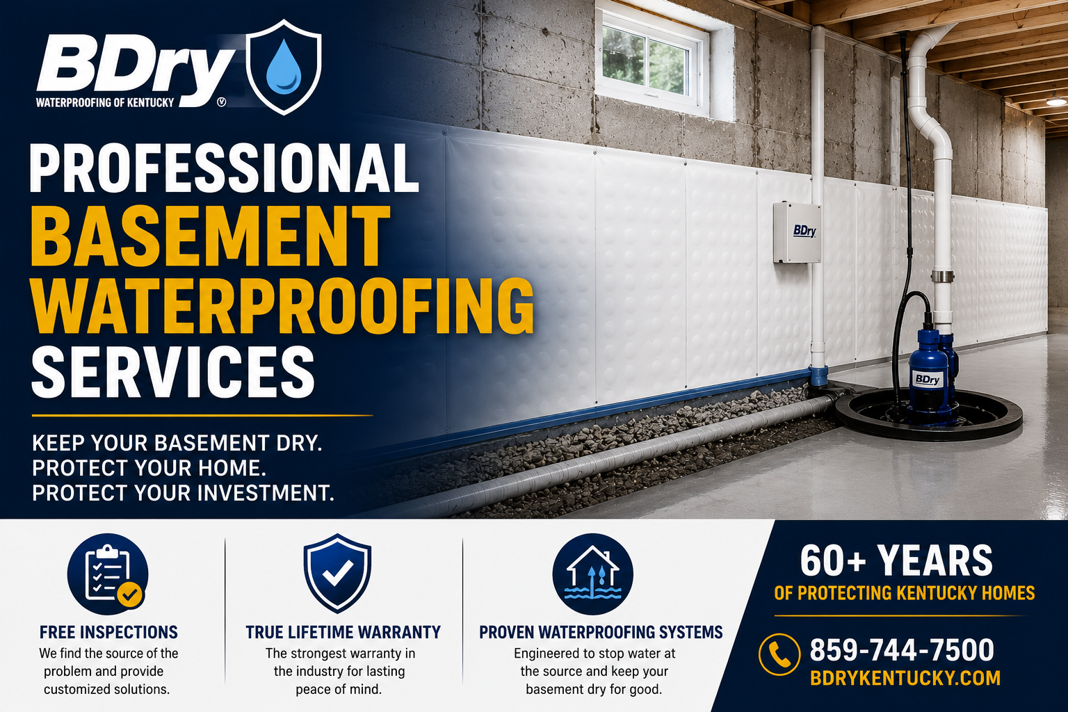 professional basement waterproofing services