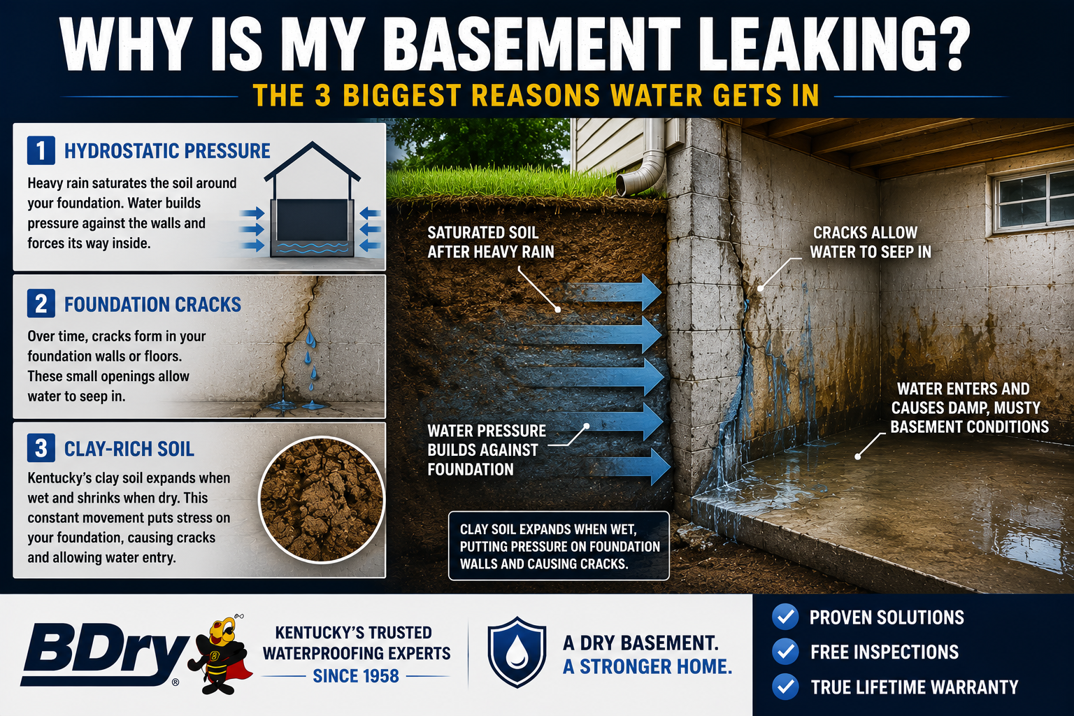 why is my basement leaking
