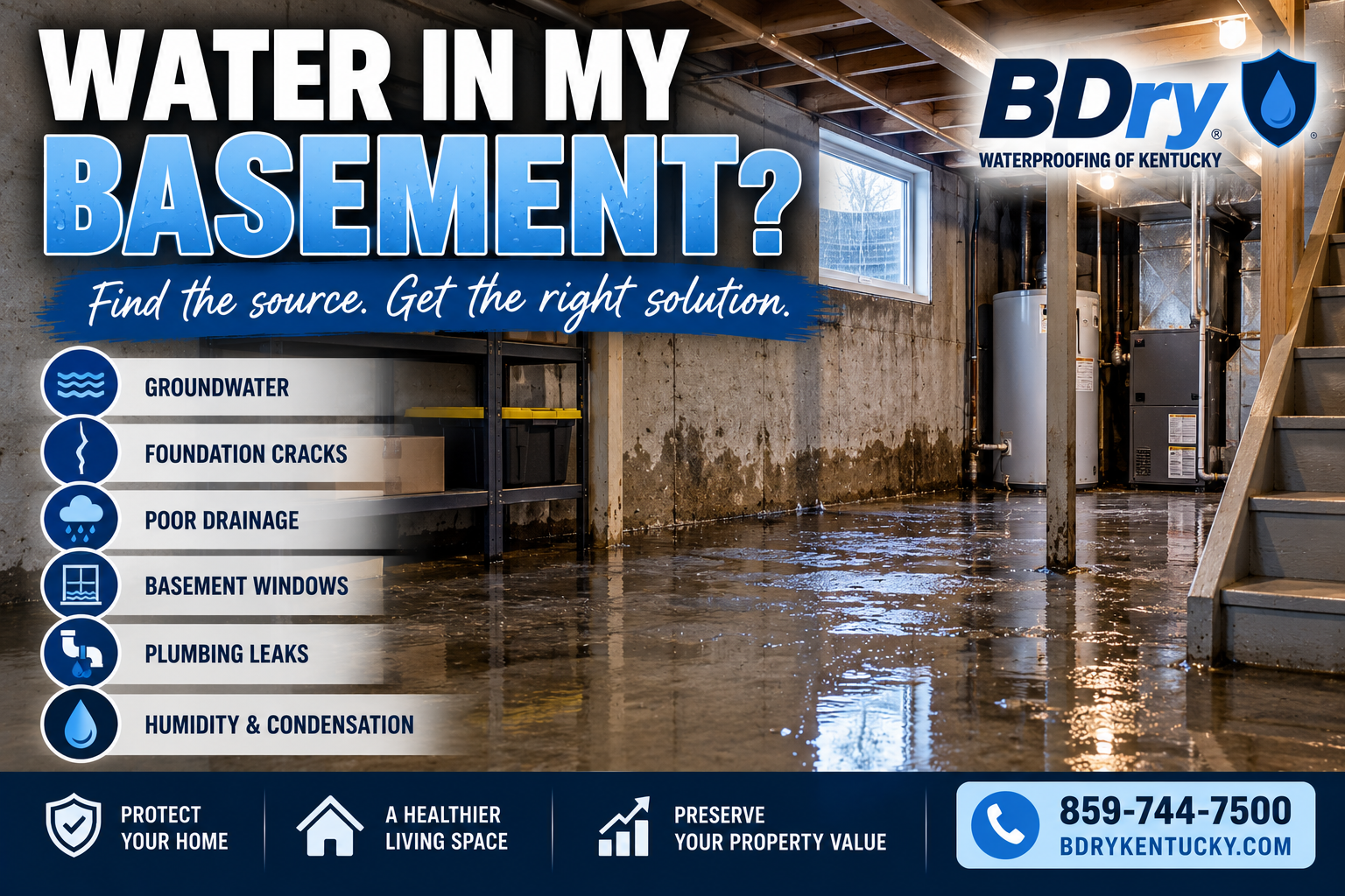 water in my basement